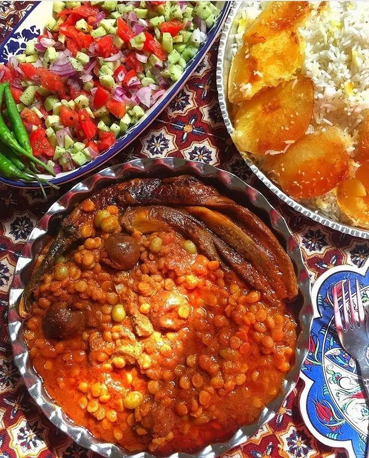 عکس خورشت قیمه بادمجان