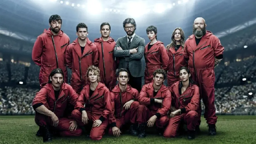 عکس بازیگران سریال money heist