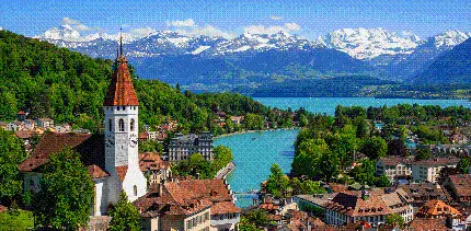 عکس سوئیس از زیباترین کشور های جهان