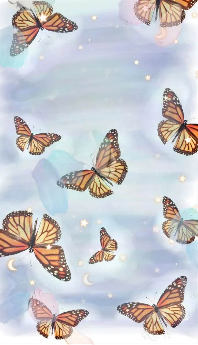 عکس زمینه آیفون با طرح پروانه های ناز با بهترین کیفیت موجود