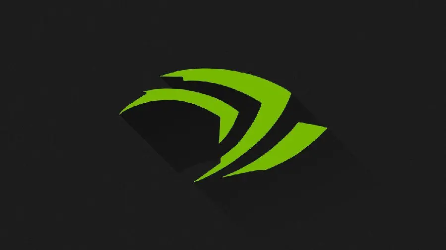 عکس لوگوی انویدیا-Nvidia در پس زمینه مشکی دانلود رایگان