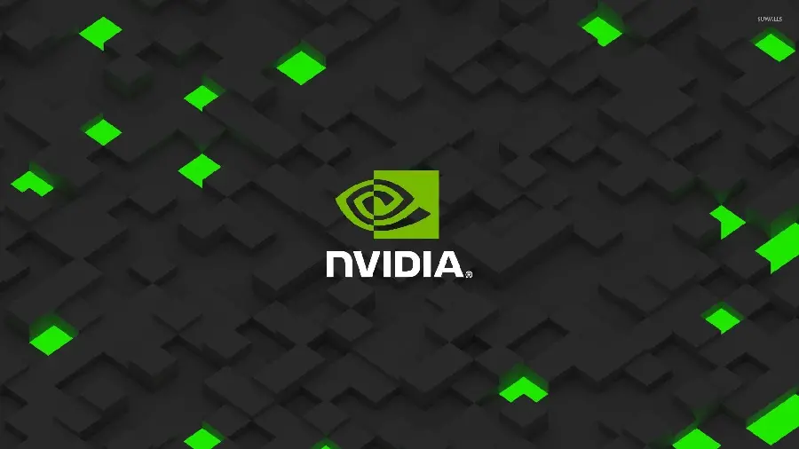 تصویر لوگوی سبز مشهور انویدیا-Nvidia