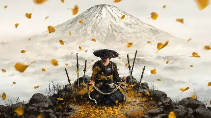 دانلود والپیپر گیمینگ برای دسکتاپ و لپ تاپ بازی Ghost of Tsushima 2