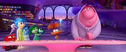 پس زمینه زیبای دسکتاپ با طرح انیمیشن درون و بیرون ۲ Inside Out 2 