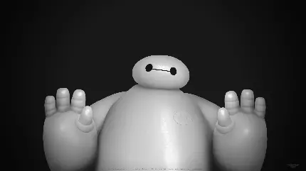 دانلود پس زمینه ربات ناز و مشهور Baymax با ظاهری کیوت 