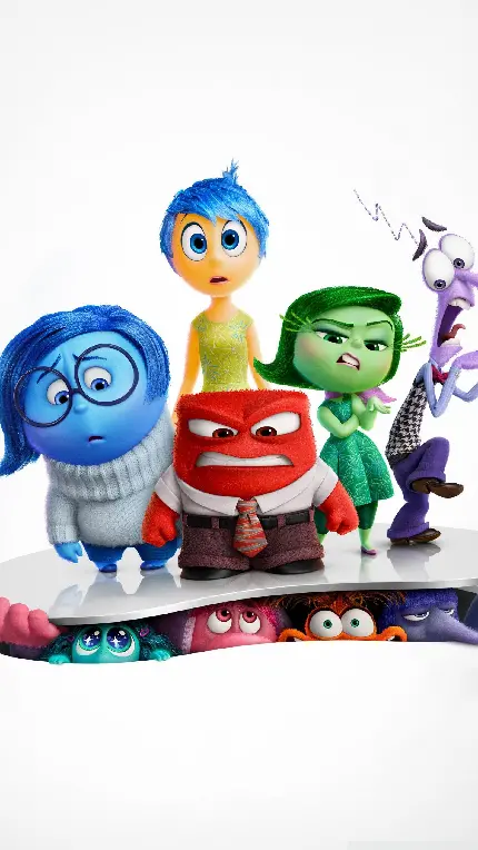 پس زمینه خوشگل درون و بیرون ۲ Inside Out 2 مناسب تلفن همراه