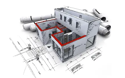 یکی از سبک های معماری طراحی ساختمان در قالب ماکت NEW