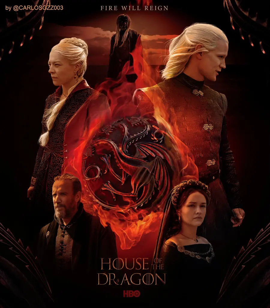 پس زمینه سریال هاوس اف دراگون بر اساس رمان  Fire & Blood