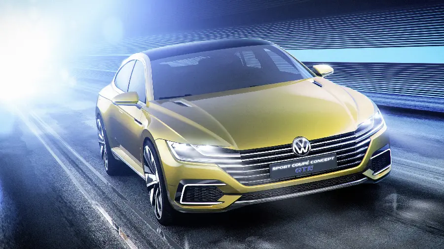 عکس اتومبیل سوپر اسپرت Volkswagen Sport Coupe Concept GTE 