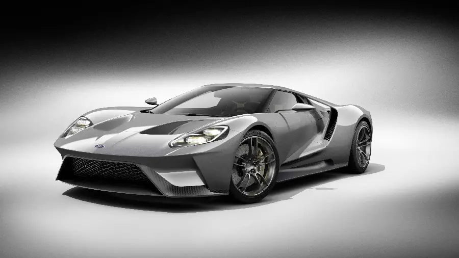 عکس خودروی مفهمومی فورد Ford GT supercar با ظاهر اسپرت 