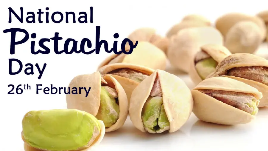 عکس نوشته National Pistachio Day برای پست و استوری اینستاگرام