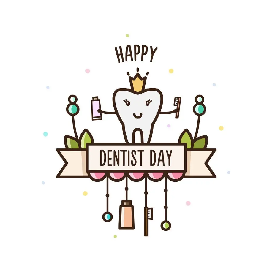 عکس نوشته Dentists Day روزی برای گرامی داشت