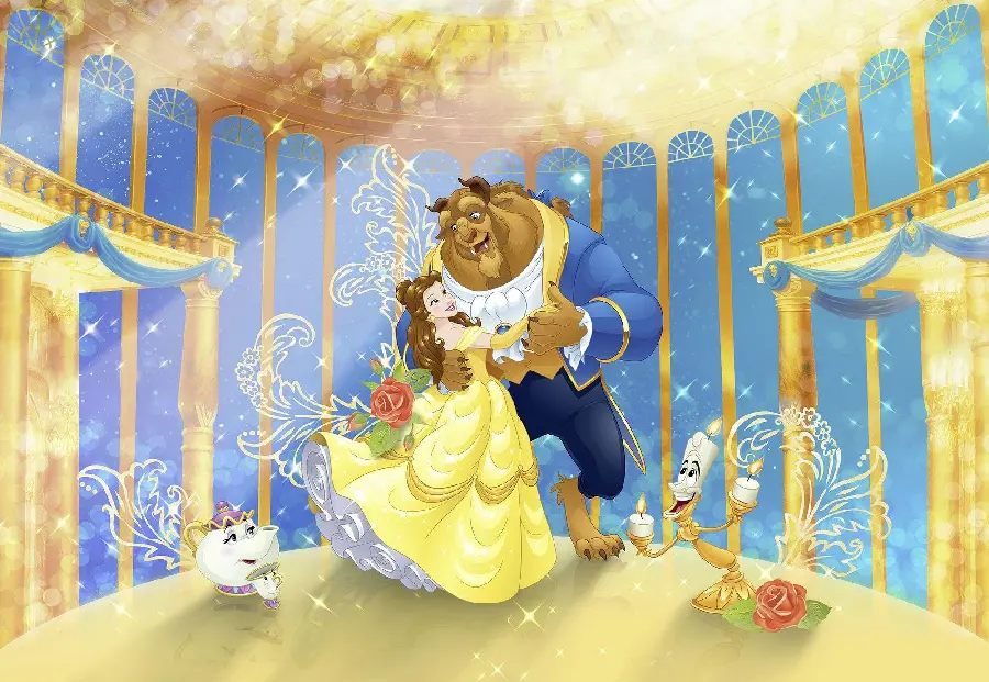 عکس با کیفیت انیمیشن دیو و دلبر Beauty and the Beast