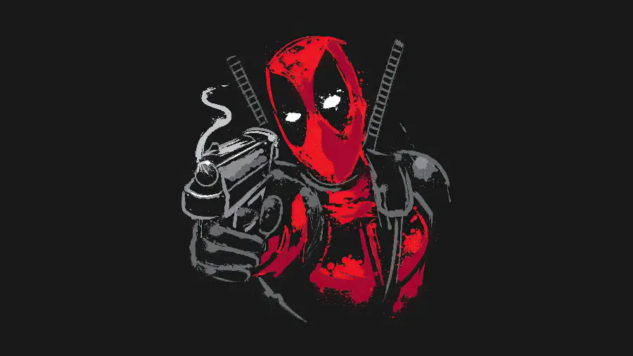 والپیپر ددپول و دانلود انواع تصویرزمینه HD Deadpool با پس زمینه مشکی