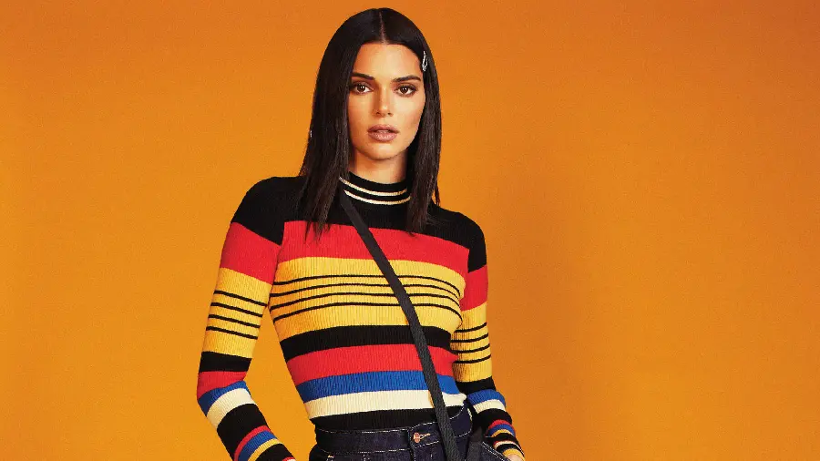 تصویر کندال جنر Kendall Jenner یکی از فرشتگان ویکتوریا سرکت