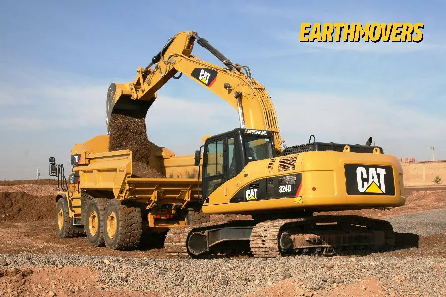 بیل مکانیکی قدرتمند CAT 3240 در یک نمای باکیفیت 