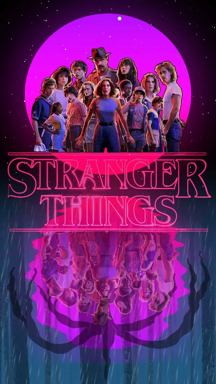 تصویر زمینه و پوستر فصل جدید و چهارم سریال stranger things