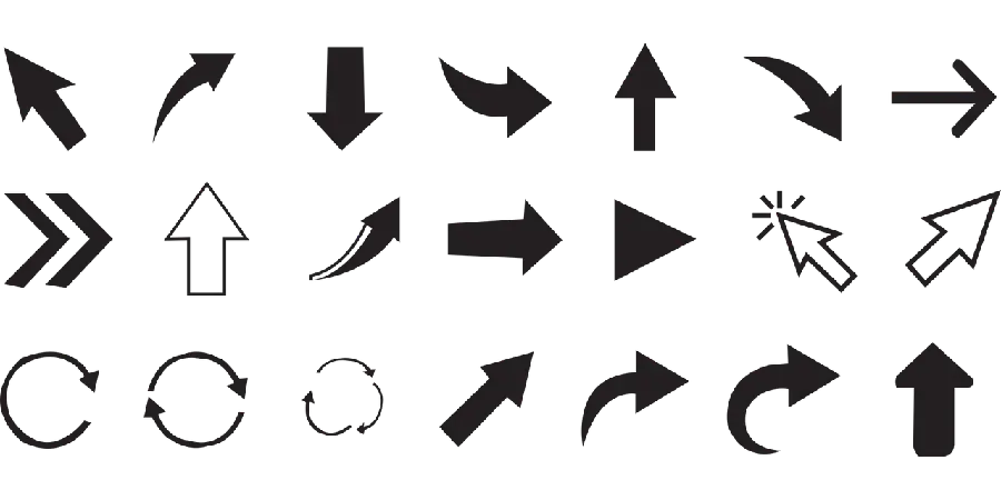 وکتور فلش جهت نما و وکتور فلش پیکان Arrow Vectors