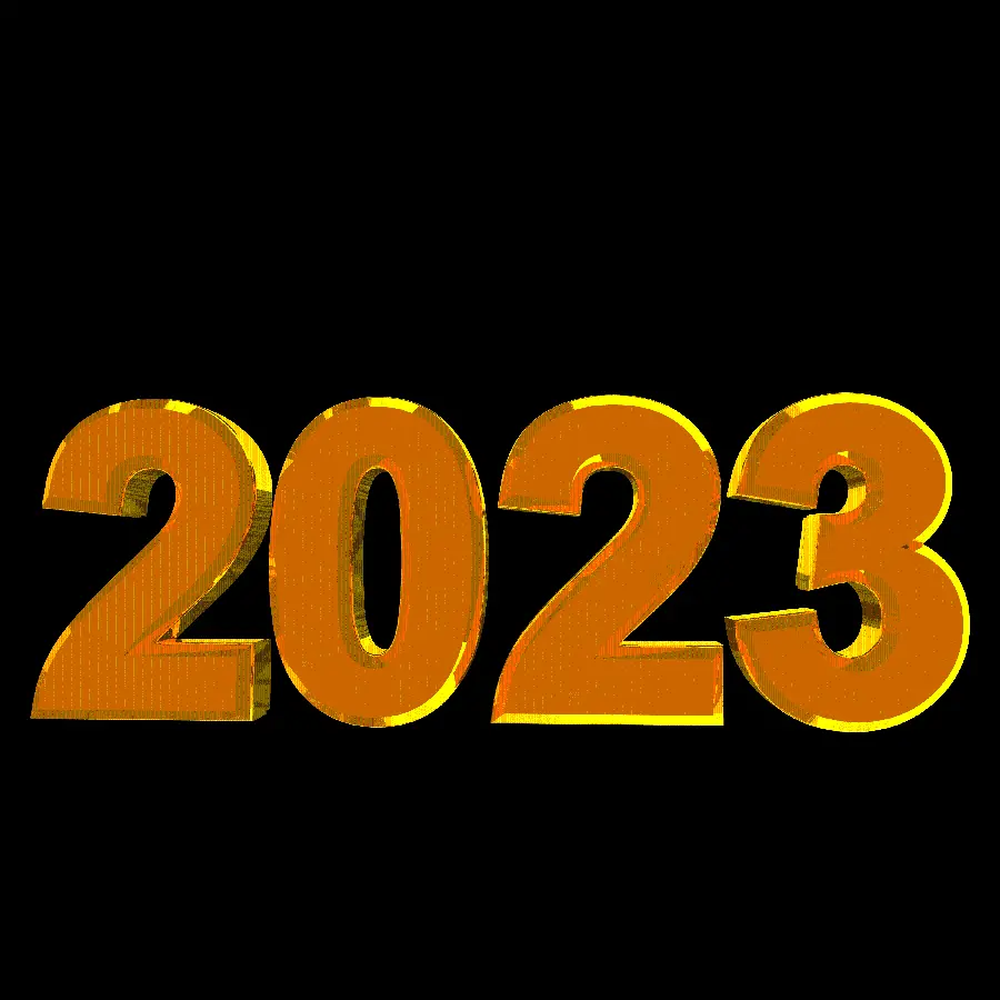 دانلود تصویر عدد 2023 PNG