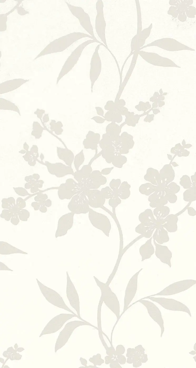 قاب سفید گل دار برای زمینه آیفون و اندروید با کیفیت 8k 