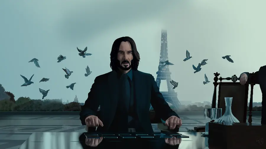 عکس کارتونی فیلم John Wick Chapter 4 کیفیت بالا