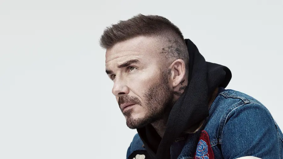 نیم رخ جذاب David Beckham برای مدل مو و ریش