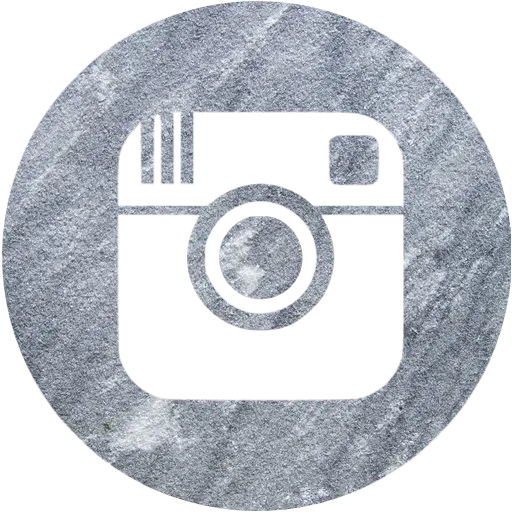 لوگوی اینستاگرام طوسی با بافت زبر بدون پس زمینه