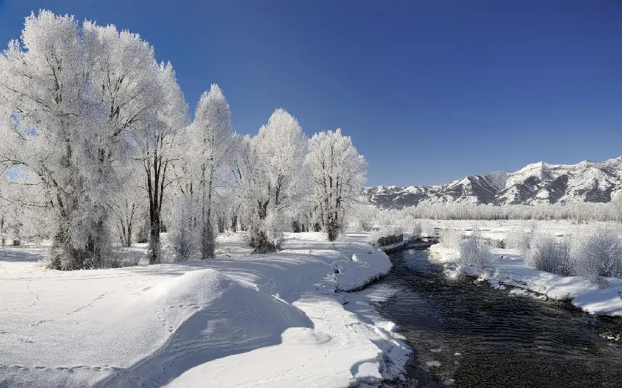 عکس زمستان برفی ایران