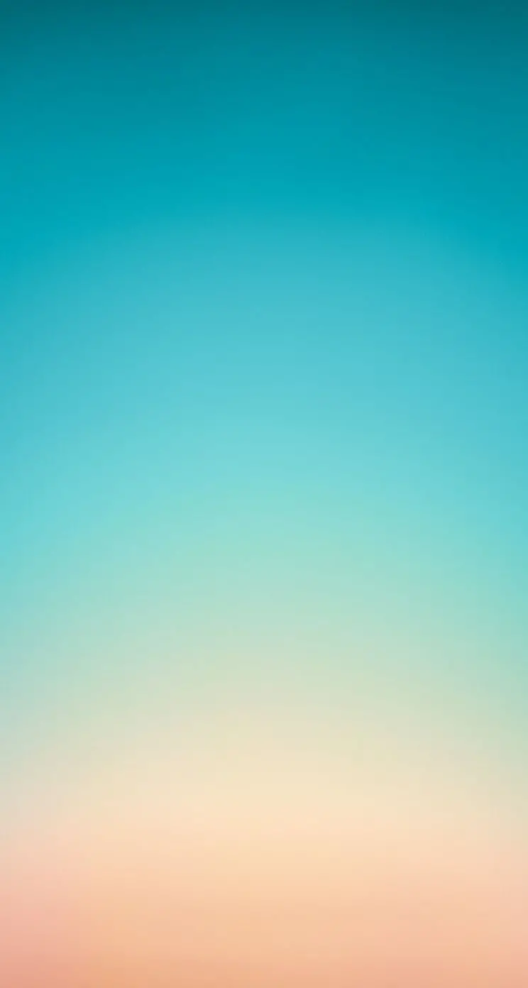 عکس زمینه گرادیانت آیفون با طیف رنگی آبی کرمی خوشگل