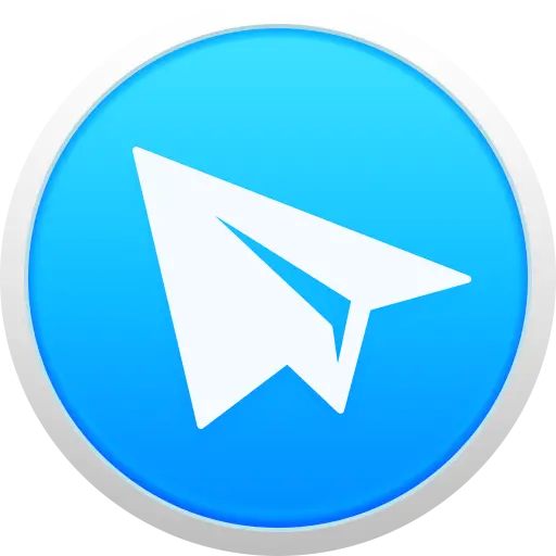 ایکون تلگرام بدون بک گراند HD