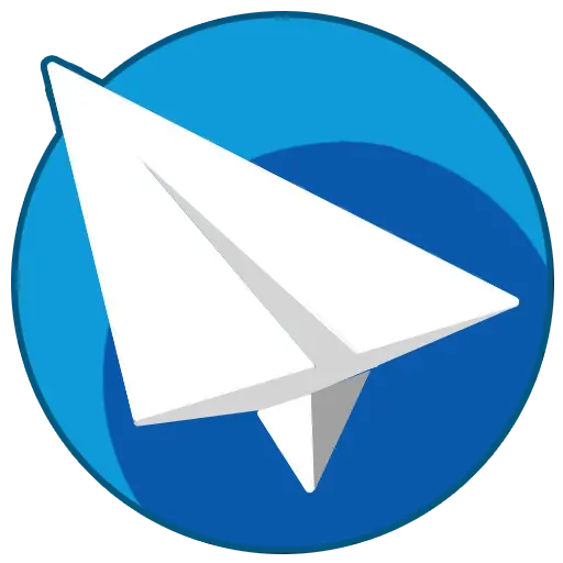 لوگوی تلگرام زیبا با فرمت png بدون پس زمینه برای فتوشاپ