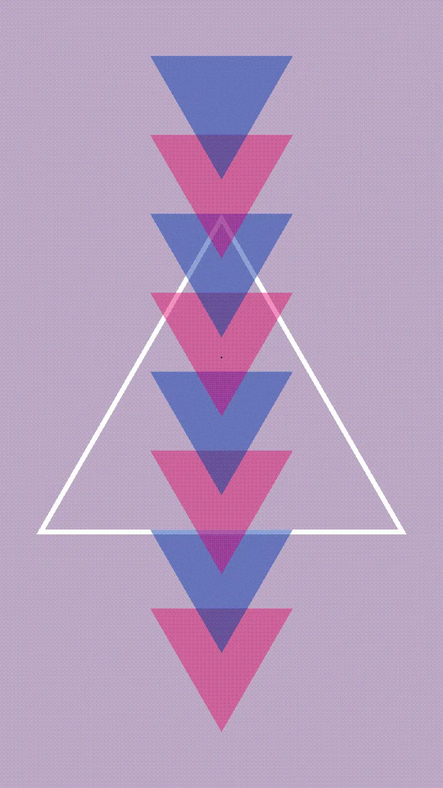 بهترین Wallpaper دخترانه با طرح مثلث های خوش‌رنگ