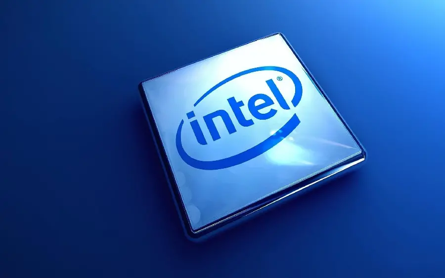 عکس پس زمینه اچ دی با طرح و آرم اینتل intel