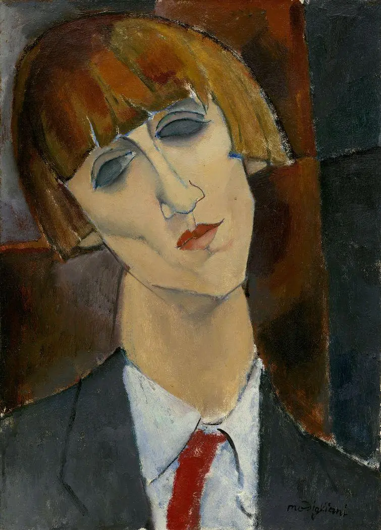 نقاشی Amedeo Modigliani به نامMadame Kisling1917