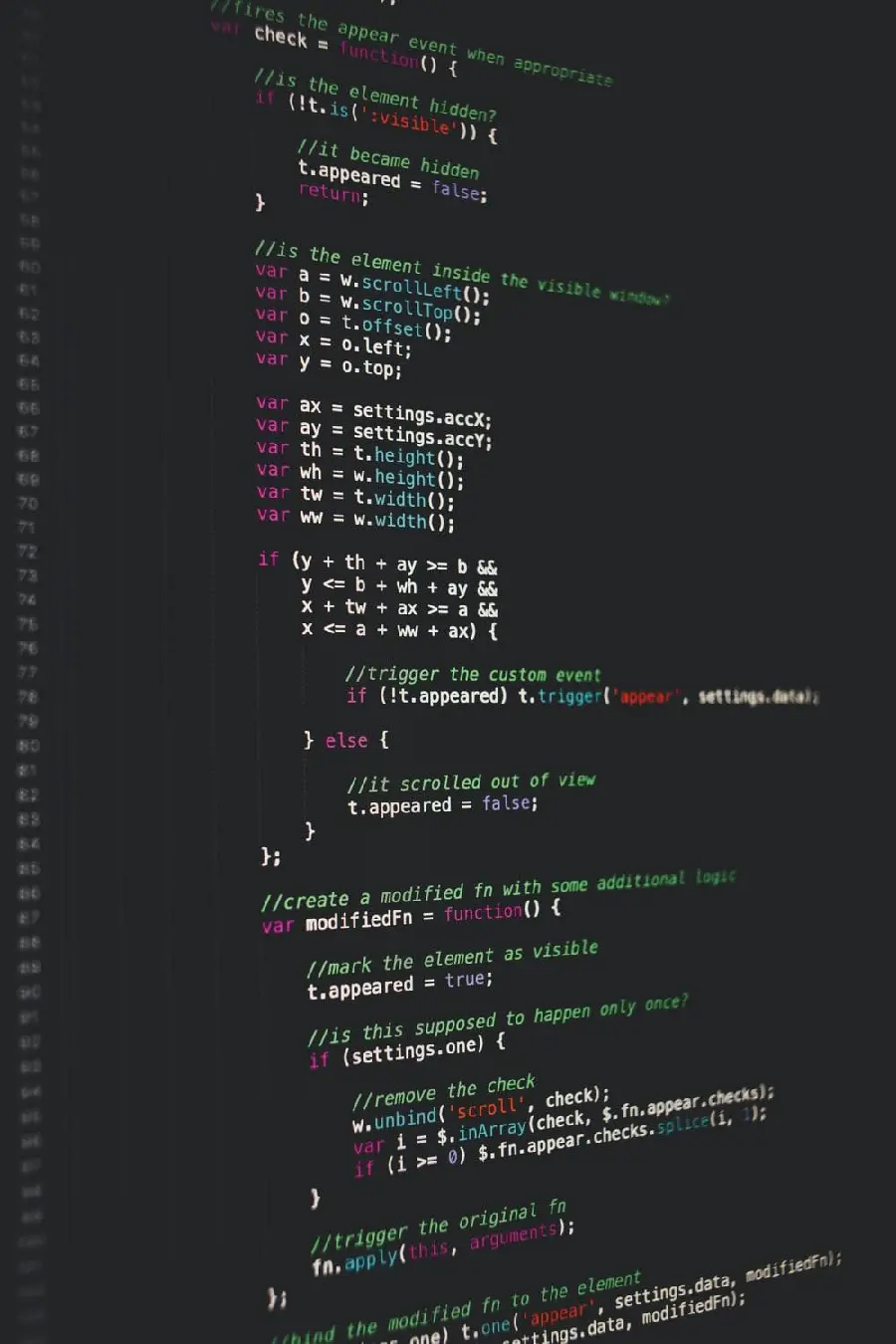 والپیپر پربازدید کدهای رنگارنگ برنامه نویسی مناسب فضای گوشی