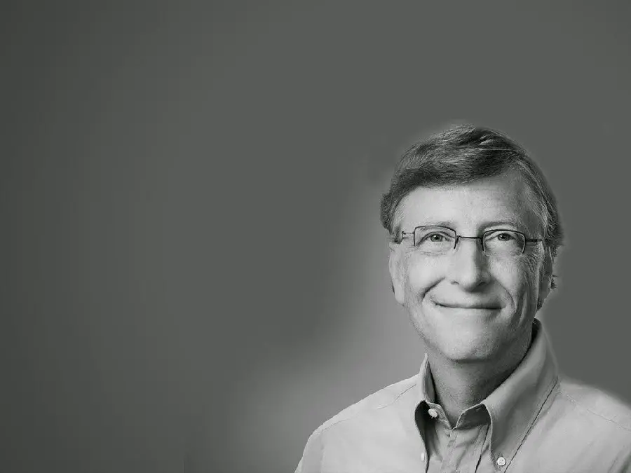 تصویر زمینه سیاه و سفید بیل گیتس bill gates 