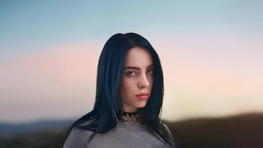 تصویر پروفایل طرح بیلی آیلیش billie eilish خواننده موسیقی مدرن 