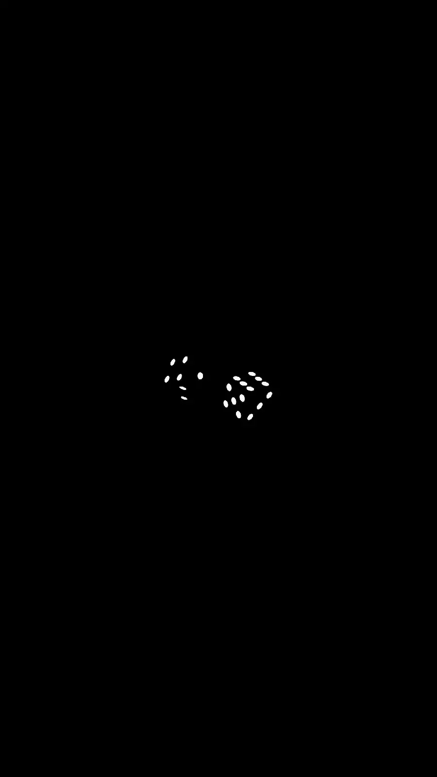 والپیپر تاس مینیمالیستی سیاه و سفید مخصوص گوشی سامسونگ