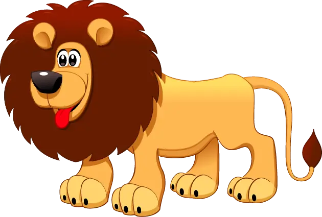 دانلود رایگان PNG شیر کارتونی Cartoon Lion PNG