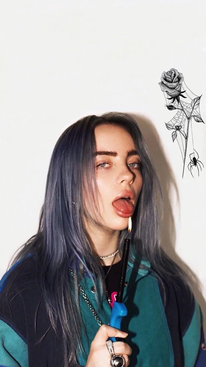 بهترین عکس بیلی آیلیش billie eilish خواننده و ترانه‌نویس موسیقی مدرن 