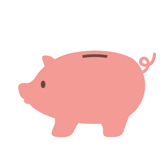 png نقاشی خوشگل قلک خوک بزرگ برای استفاده در وبلاگ ها