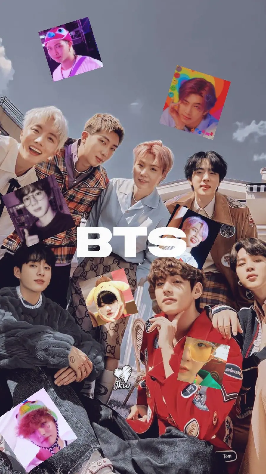 عکس صفحه اسپرت دخترانه و پسرانه طرح BTS با کیفیت اچ دی 