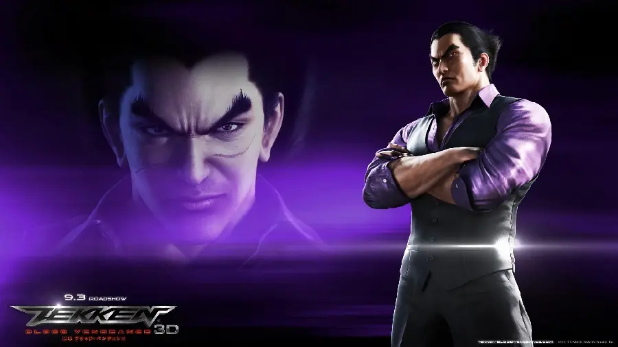 بک گراند کازویا میشیما Kazuya Mishima شخصیت ساختگی تیکن