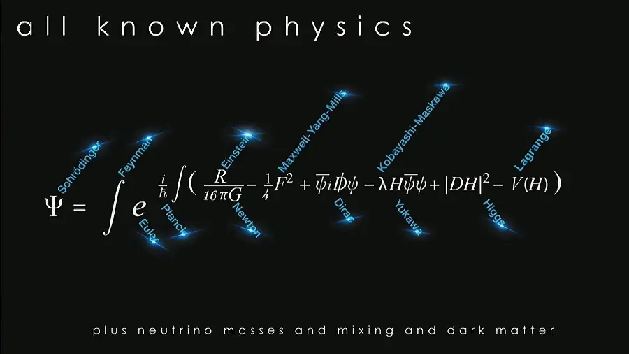 عکس فرمول مهم فیزیک ذرات با کیفیت عالی