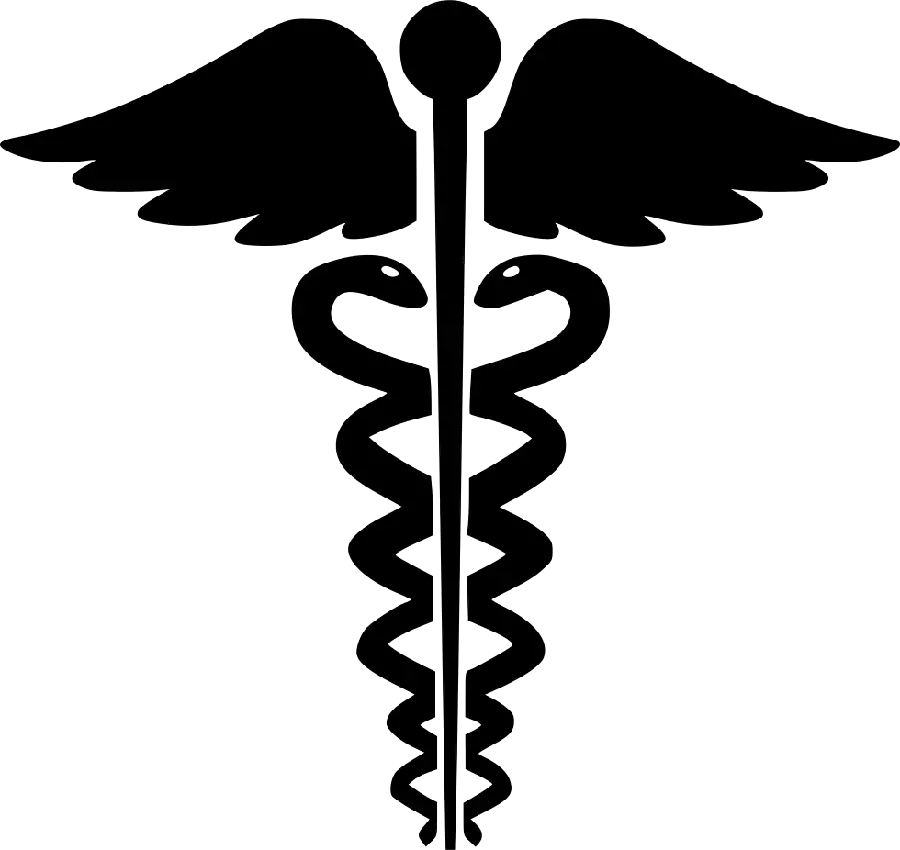 عکس سیاه نماد پزشکی مشکی بدون پس زمینه با کیفیت عالی