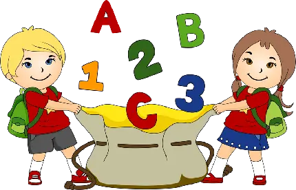 عکس کارتونی مهدکودک با موضوع آموزش اعداد و حروف برای کودکان