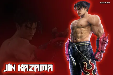 تصویر پس زمینه با کیفیت عالی از جین کازاما Jin Kazama