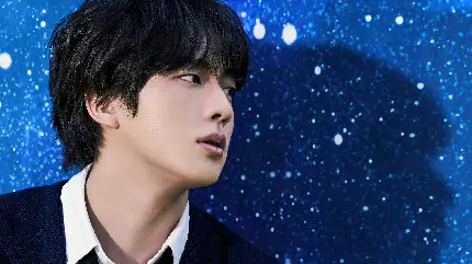 تصویر از چهره جذاب و  بامزه جین عضو بی تی اس BTS