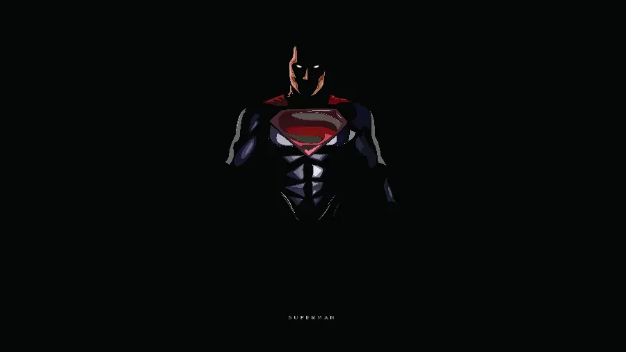 سوپرمن در زمینه ی سیاه