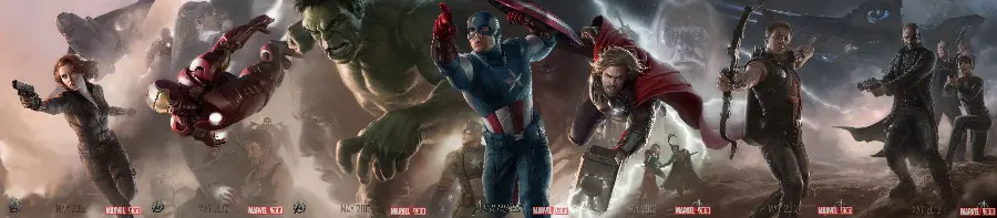 Wallpaper نمایشگر دوگانه برای طرفداران فیلم Avengers